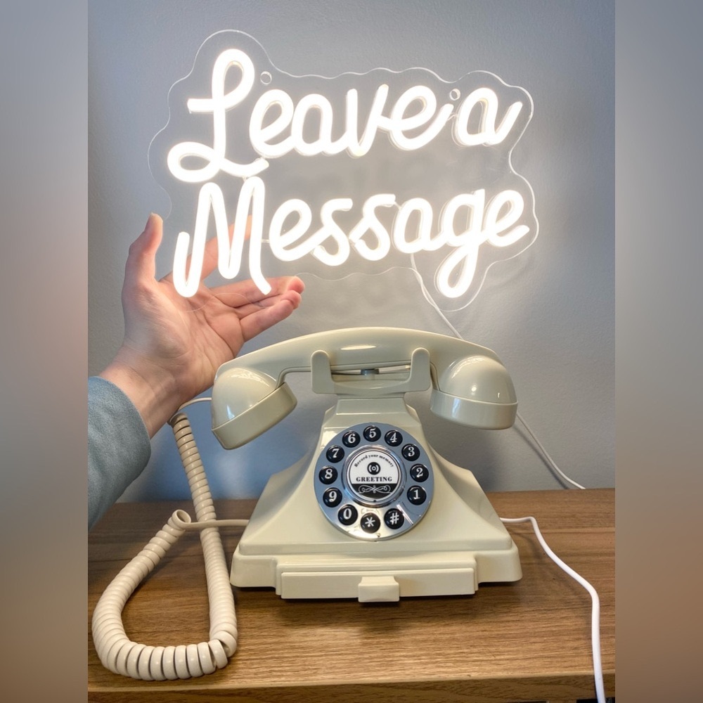 Brand new audio guestbook AND neon sign as a set